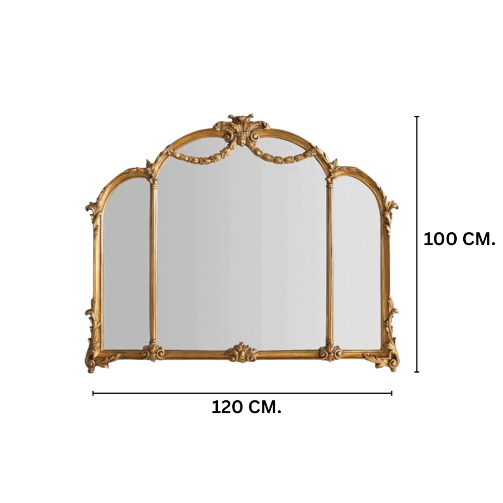 กระจกแขวนผนัง MY DOLLS HOUSE VERSAILLES 100 ซม. สีทอง_1